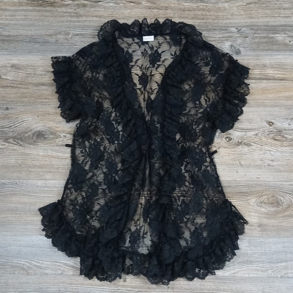 Frederick's of Hollywood Other - Frederick's of Hollywood Sexy Lingerie Lace Robe